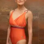 NEEMA Badeanzug orange