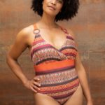 Multicolour swim suit