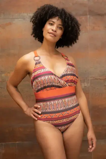 Multicolour swim suit