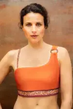 FAYOLA Bikinioberteil orange links