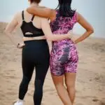 SUZANNE - Schwarz Sport-BH für Frauen