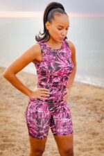 FLEUR - Pink Sport Shorts kurz