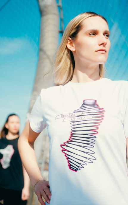 YUNA Sportshirt weiß