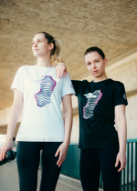 YUNA Sportshirt schwarz