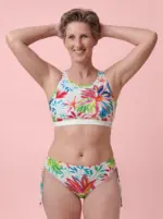 BARBARA – Flower Print Bikini-Hose