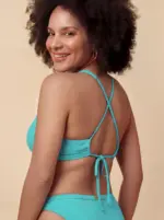 LAURA – Türkis Bikini-Top – Bild 4