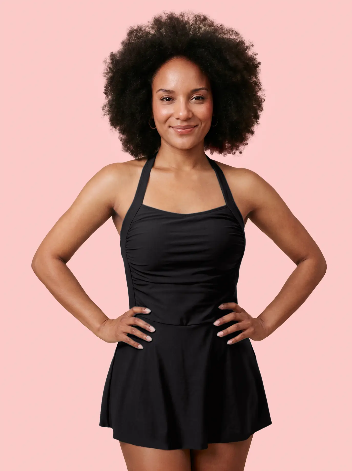 Nadia_Tankini_schwarz_ANNA_vorne NADJA – SchwarzTankini-Top – Bild 1